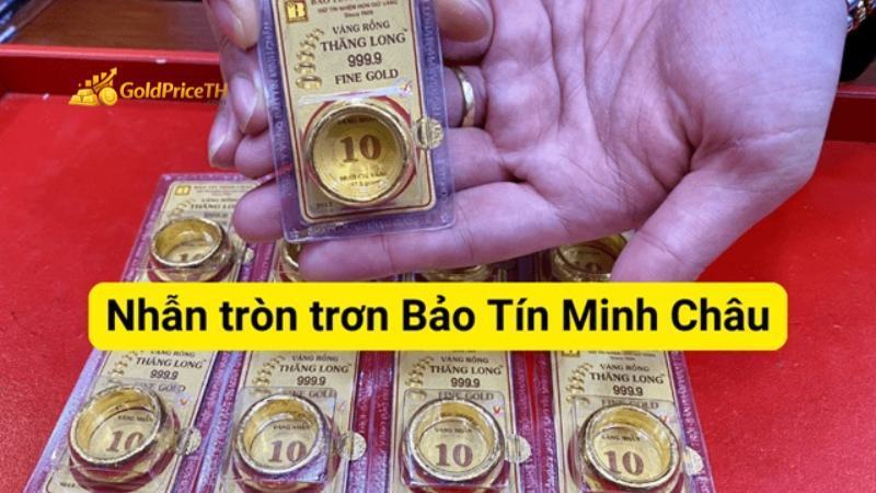 Giá vàng Bảo Tín Minh Châu đặc biệt là vàng nhẫn 9999 luôn có giá tốt