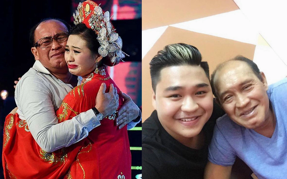 Nghệ sĩ Duy Phường với gánh bánh bèo thuận lợi, nhận được sự ủng hộ từ con cái