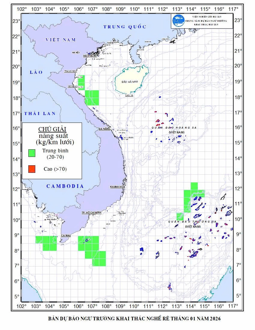 Thuyền câu cá đang thực hiện nghề rê