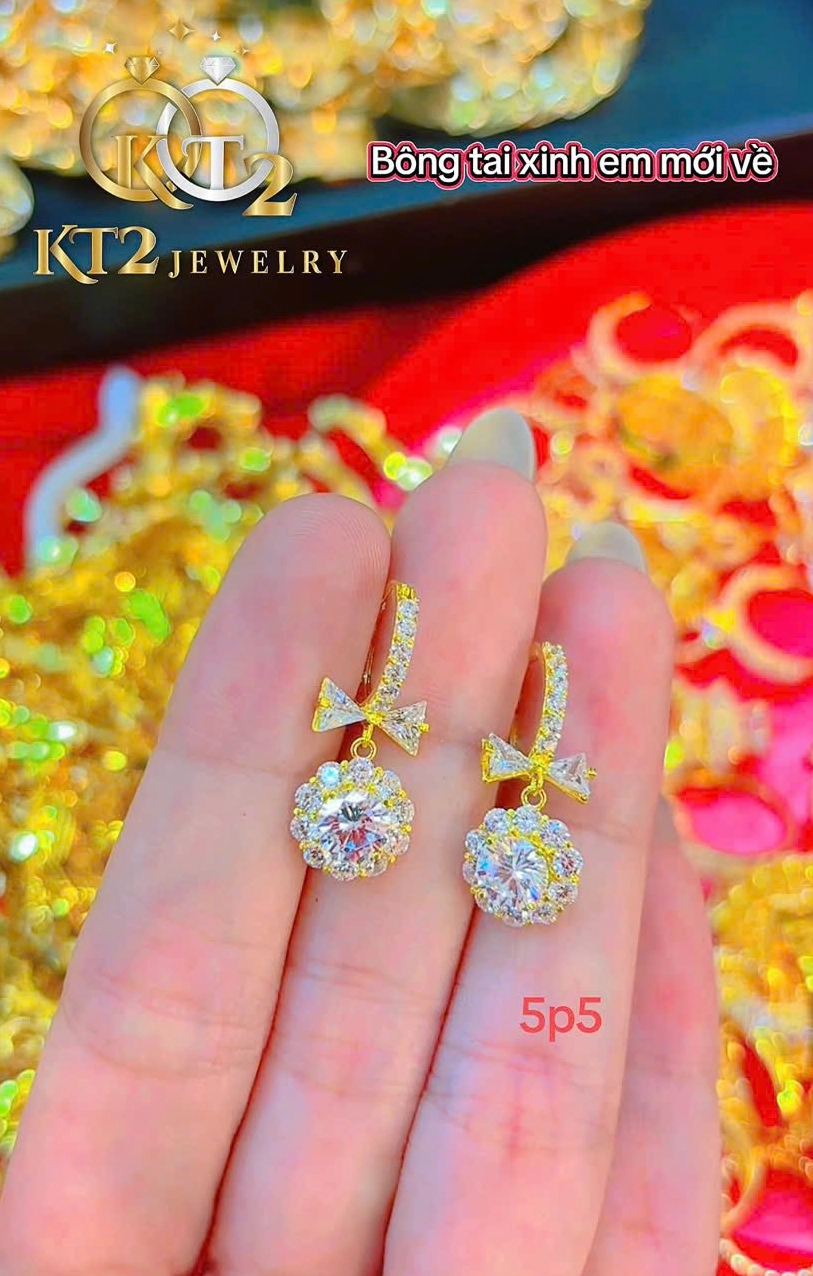 Bông Khoen Tròn 3 Phân Cho Nữ