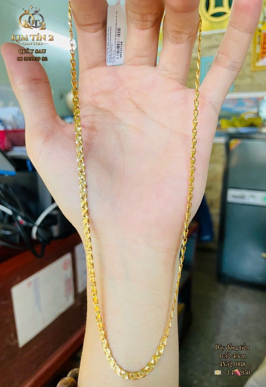 Dây Đồng Tiền Đính Đá