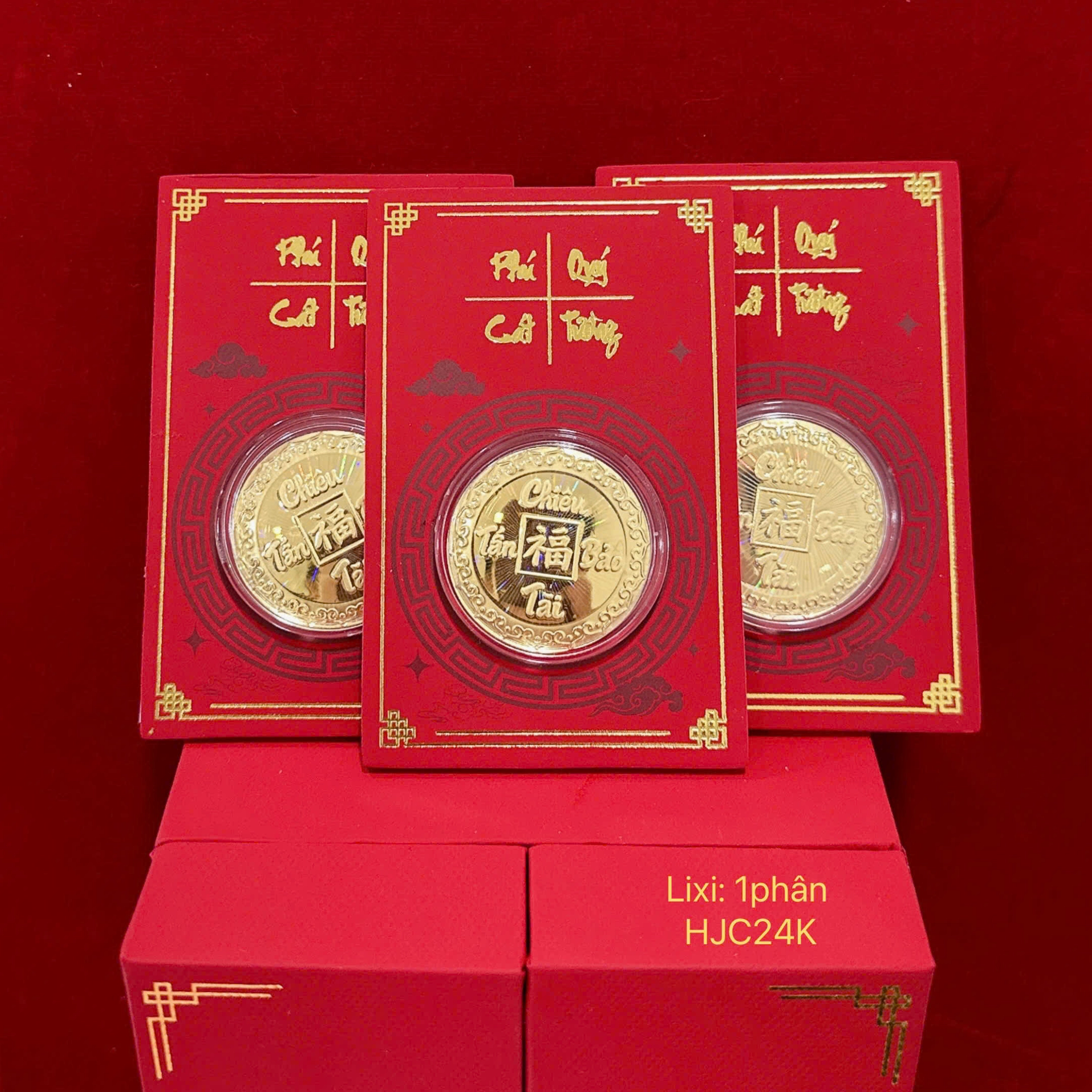 Đồng xu vàng 24K HJC - Quà tặng giá trị