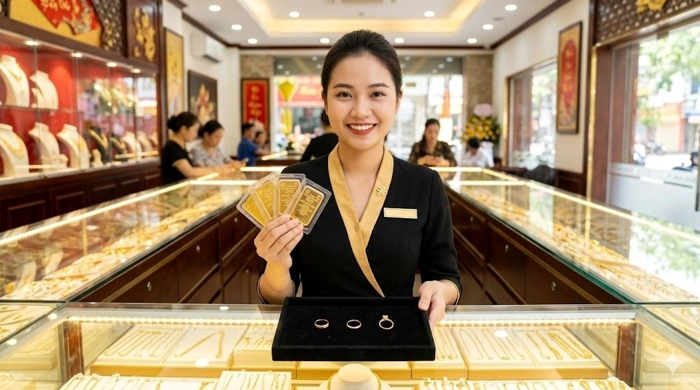 Giá vàng miếng và vàng nhẫn hôm nay