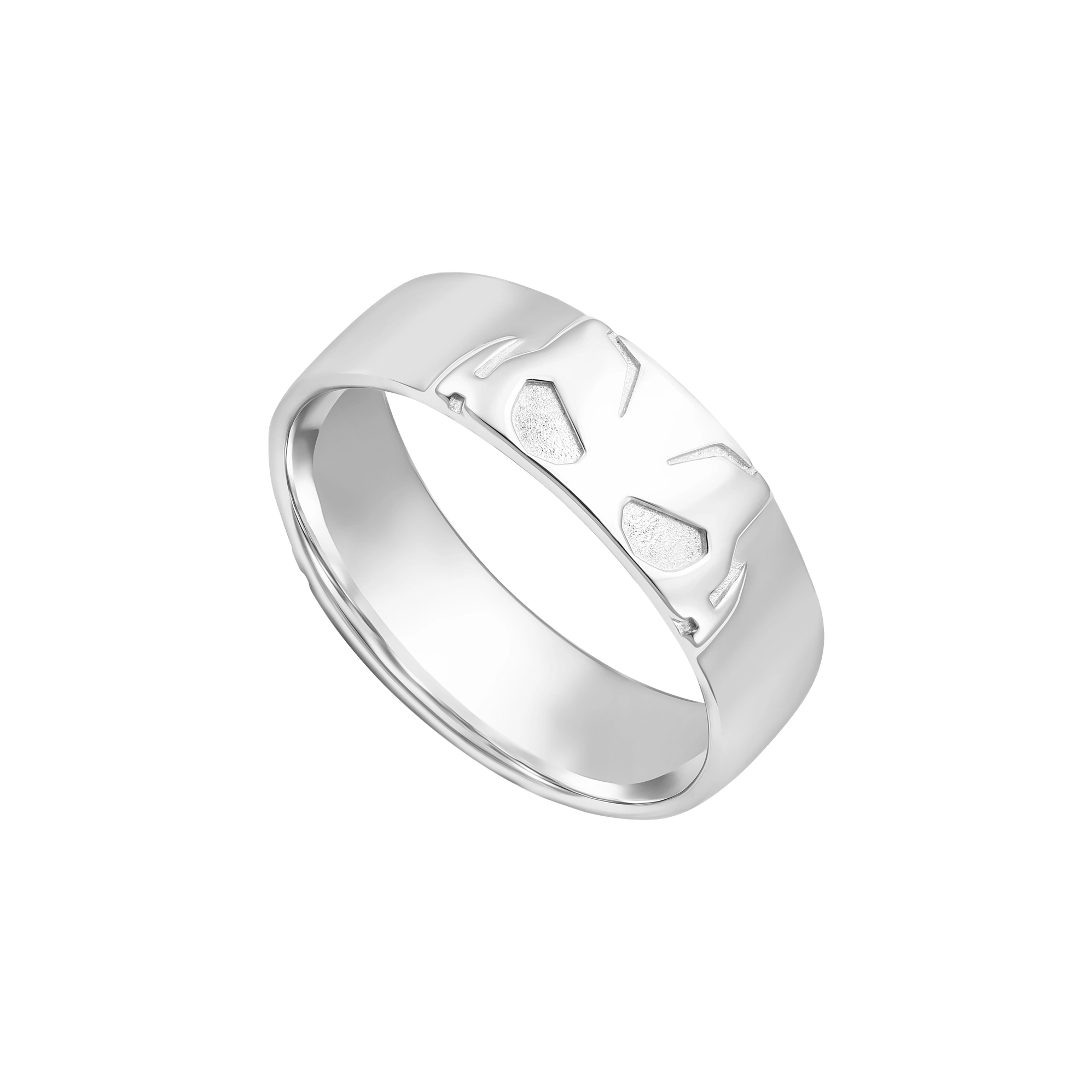 Nhẫn nam vàng trắng 10K, một phần của thị trường giá vàng thế vượng hôm nay