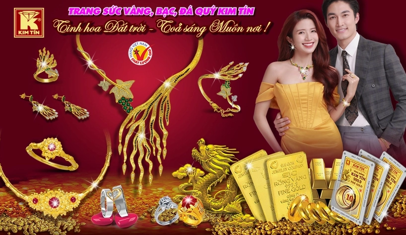 TRANG SỨC VÀNG, BẠC, ĐÁ QUÝ KIM TÍN Tinh hoa Đất trời - Tỏa sáng Muôn nơi !